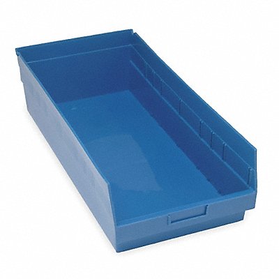 E5738 Shelf Bin Blue Polypropylene 6 in MPN:QSB216BL