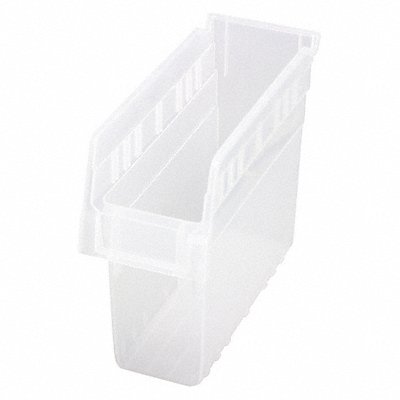 Shelf Bin Clear Polypropylene 8 in MPN:QSB801CL