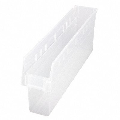 Shelf Bin Clear Polypropylene 8 in MPN:QSB805CL