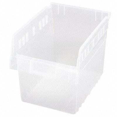 Shelf Bin Clear Polypropylene 8 in MPN:QSB807CL