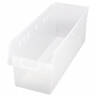 Shelf Bin Clear Polypropylene 8 in MPN:QSB814CL