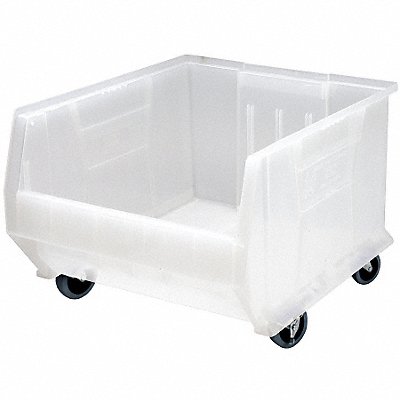 Mobile Bin Clear Polypropylene 12 in MPN:QUS965MOBCL