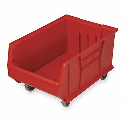 E4548 Mobile Bin Red Polypropylene 11 in MPN:QUS984MOBRD