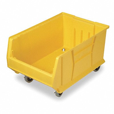 E4548 Mobile Bin Yellow Polypropylene 11 in MPN:QUS984MOBYL