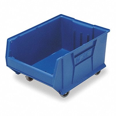 E4549 Mobile Bin Blue Polypropylene 12 in MPN:QUS985MOBBL