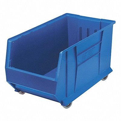 E4550 Mobile Bin Blue Polypropylene 15 in MPN:QUS986MOBBL