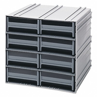 Cabinet 8 Drawers 11.38x11.75x11 in Gray MPN:QIC-83GY