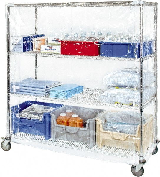 Wire Shelving Cover with Hook & Loop Closure: Use With Wire Shelving Units (WR Series) MPN:CC183663CVV