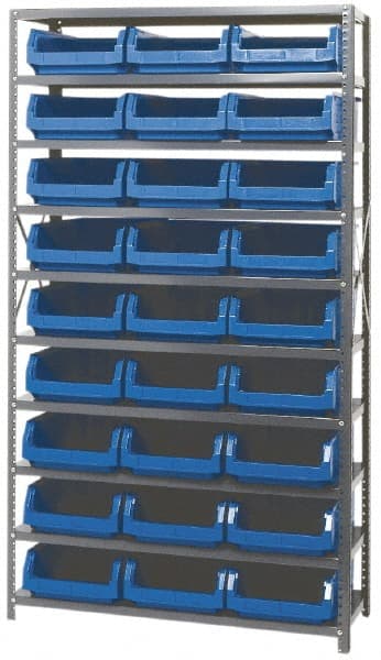 Pick Rack: Open Hopper Storage Unit with Bins, 4,275 lb Capacity, 18