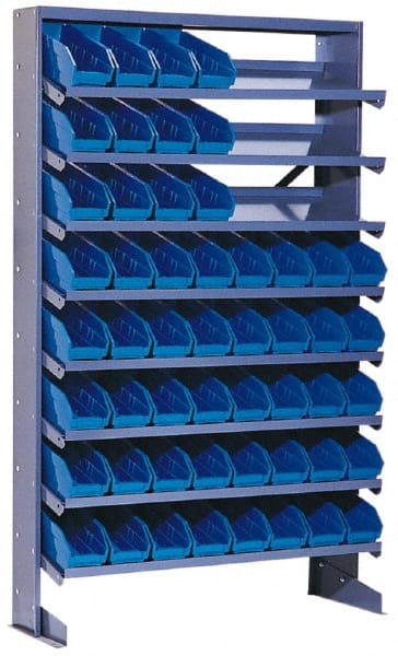 Pick Rack: Single-Sided Sloped Pick Rack Shelving, 400 lb Capacity, 12