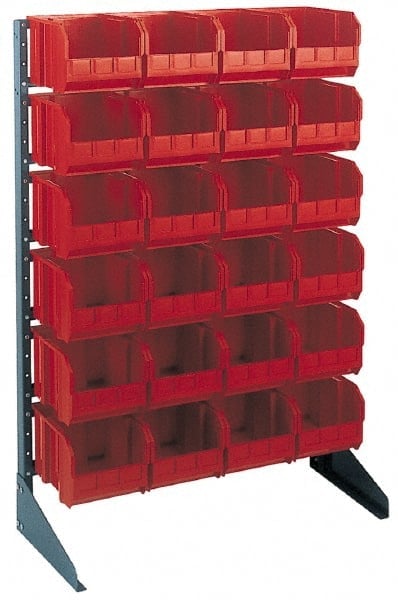 Pick Rack: Single-Sided Rack & 12 Rails, 250 lb Capacity, 15