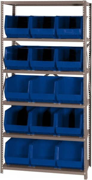 Open Hopper Storage Unit Pick Rack: Open Hopper Storage Unit with Bins, 18