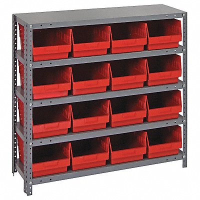 G6984 Bin Shlvng 12inx39inx36in Red MPN:1239-207RD