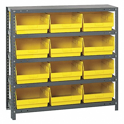 G6985 Bin Shlvng 12inx39inx36in Yellow MPN:1239-209YL