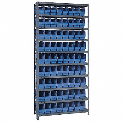 G6986 Bin Shlvng 12inx75inx36in Blue MPN:1275-201BL