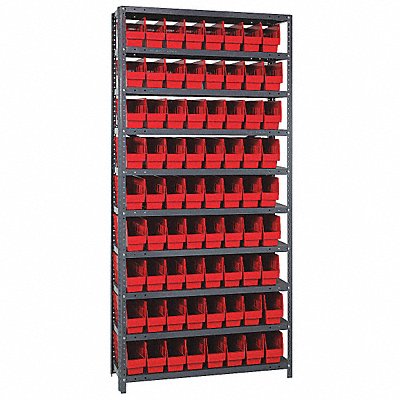 G6986 Bin Shlvng 12inx75inx36in Red MPN:1275-201RD