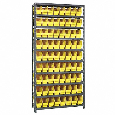 G6986 Bin Shlvng 12inx75inx36in Yellow MPN:1275-201YL