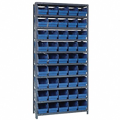 G6987 Bin Shlvng 12inx75inx36in Blue MPN:1275-202BL