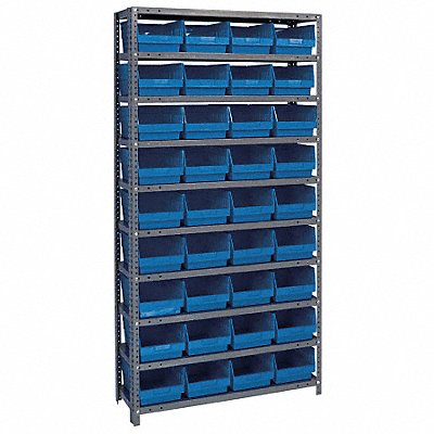 G6988 Bin Shlvng 12inx75inx36in Blue MPN:1275-207BL