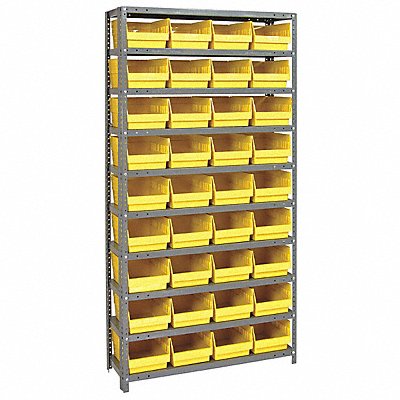 G6988 Bin Shlvng 12inx75inx36in Yellow MPN:1275-207YL