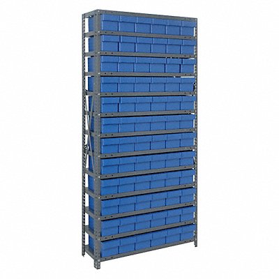 Bin Shlvng 12inx75inx36in Blue MPN:1275-601BL