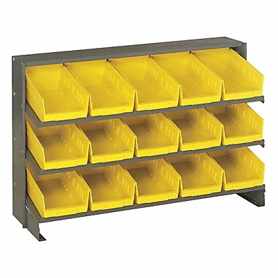 E1541 Bench Pick Rack 12x21x36in Yellow MPN:QPRHA-102YL