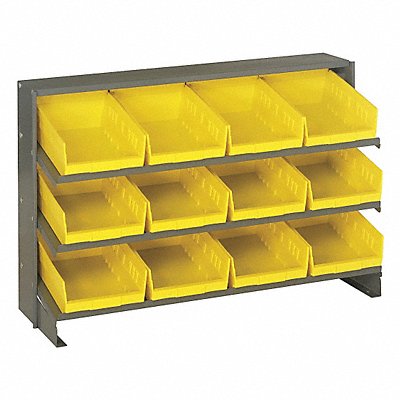 E1542 Bench Pick Rack 12x21x36in Yellow MPN:QPRHA-107YL