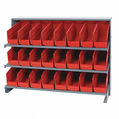 G7012 Bench Pick Rack 12x27x36in Red MPN:QPRHA-201RD