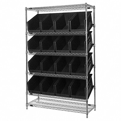 H7038 Pick Rack 18inx74inx48in Black MPN:WRSL6-74-1848-260BK