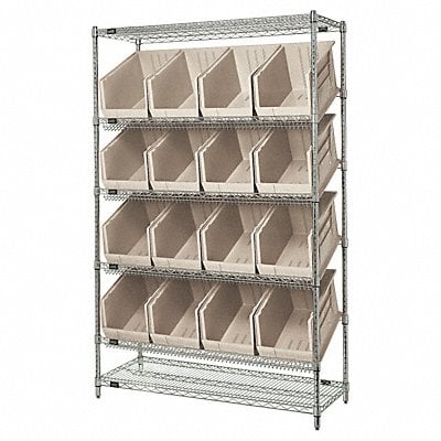 H7038 Pick Rack 18inx74inx48in Gray MPN:WRSL6-74-1848-260IV