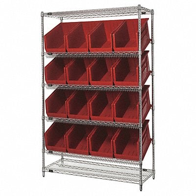 H7038 Pick Rack 18inx74inx48in Red MPN:WRSL6-74-1848-260RD