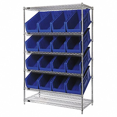 H7037 Pick Rack 24inx74inx48in Blue MPN:WRSL6-74-2448-953BL