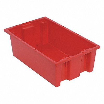 E1878 Stk and Nest Ctr Red Solid Polypropylene MPN:SNT180RD