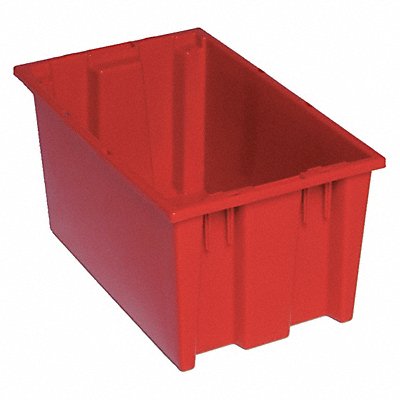 E1879 Stk and Nest Ctr Red Solid Polypropylene MPN:SNT185RD