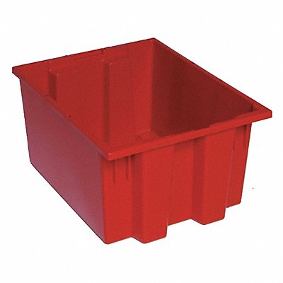 E1880 Stk and Nest Ctr Red Solid Polypropylene MPN:SNT190RD