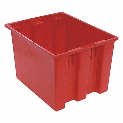 E1881 Stk and Nest Ctr Red Solid Polypropylene MPN:SNT195RD