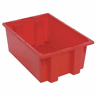 E1882 Stk and Nest Ctr Red Solid Polypropylene MPN:SNT200RD