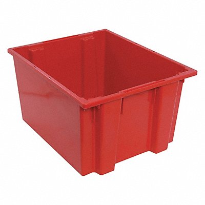 E1884 Stk and Nest Ctr Red Solid Polypropylene MPN:SNT230RD