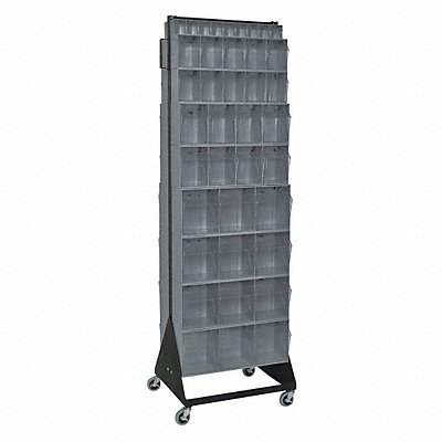 Mbl Dbl Sd Tp-Ot Bin Rack PwdrCtd 75 in MPN:QFS270-72+QFS400GY