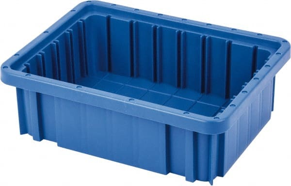 Polypropylene Dividable Storage Tote: 50 lb Capacity MPN:DG91035BL