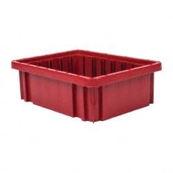 Polypropylene Dividable Storage Tote: 50 lb Capacity MPN:DG91035RD