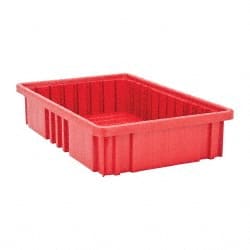 Polypropylene Dividable Storage Tote: 75 lb Capacity MPN:DG92035RD