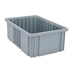 Polypropylene Dividable Storage Tote: 75 lb Capacity MPN:DG92060GY