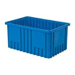 Polypropylene Dividable Storage Tote: 75 lb Capacity MPN:DG92080BL