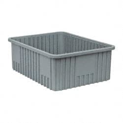 Polypropylene Dividable Storage Tote: 100 lb Capacity MPN:DG93080GY