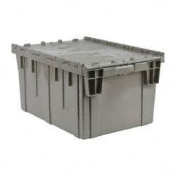 Polypropylene Attached-Lid Storage Tote: MPN:QDC2820-15