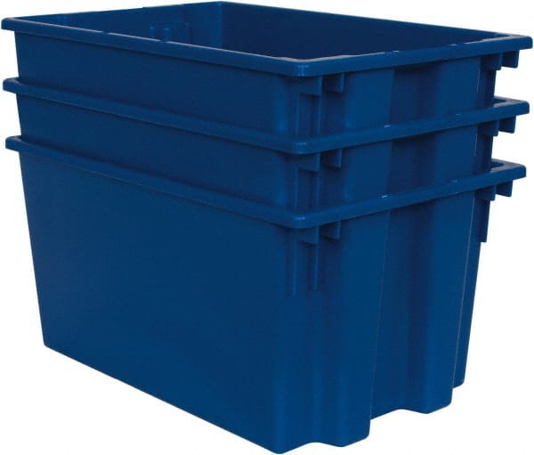 Polyethylene Storage Tote: 100 lb Capacity MPN:SNT240BLCS