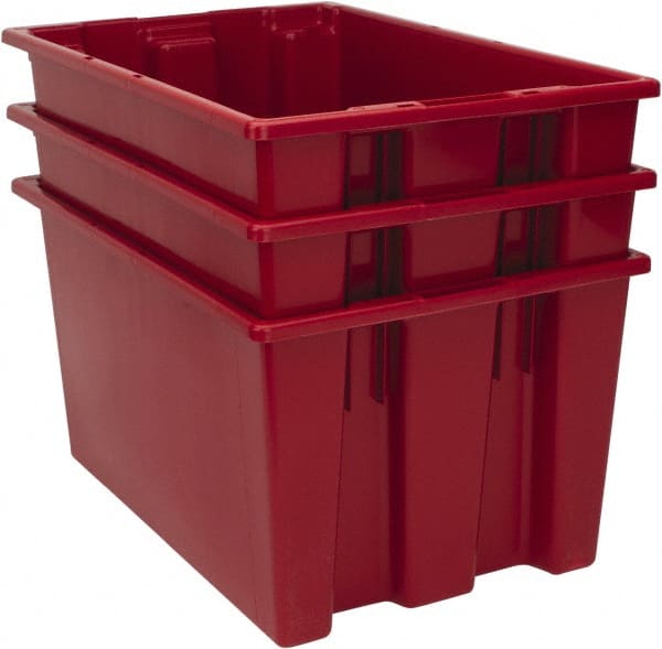 Polyethylene Storage Tote: 100 lb Capacity MPN:SNT240RDCS