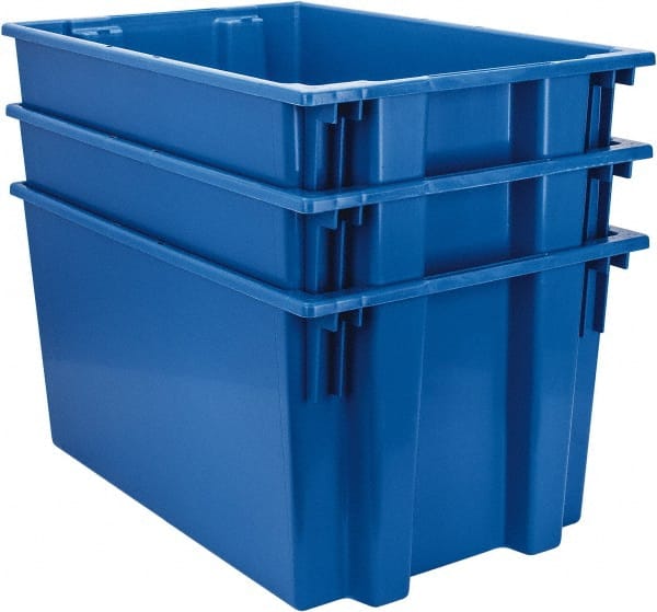 Polyethylene Storage Tote: 100 lb Capacity MPN:SNT300BLCS