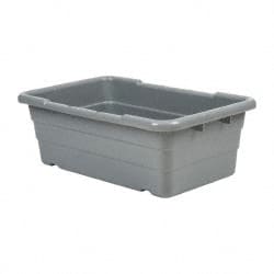 Polypropylene Cross-Stack Storage Tote: 100 lb Capacity MPN:TUB2516-8GY